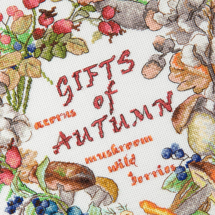 Cross-stitch kit M-433C "Gifts of Autumn"