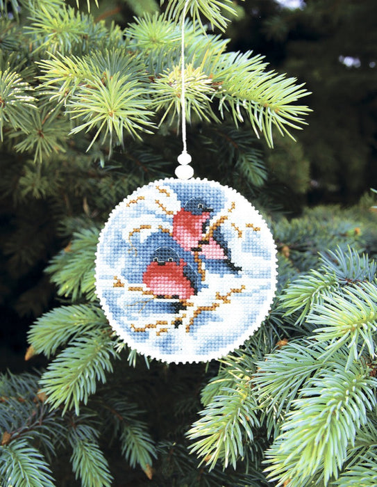 Christmas tree toy cross-stitch kit T-17C Set of pictures "Winter evening"