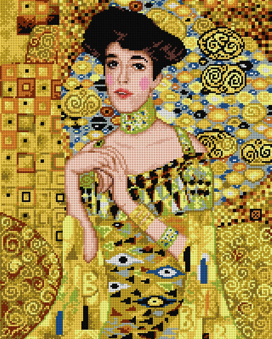 Gobelin canvas for halfstitch without yarn after Gustav Klimt - Adele Bloch Bauer 2194M