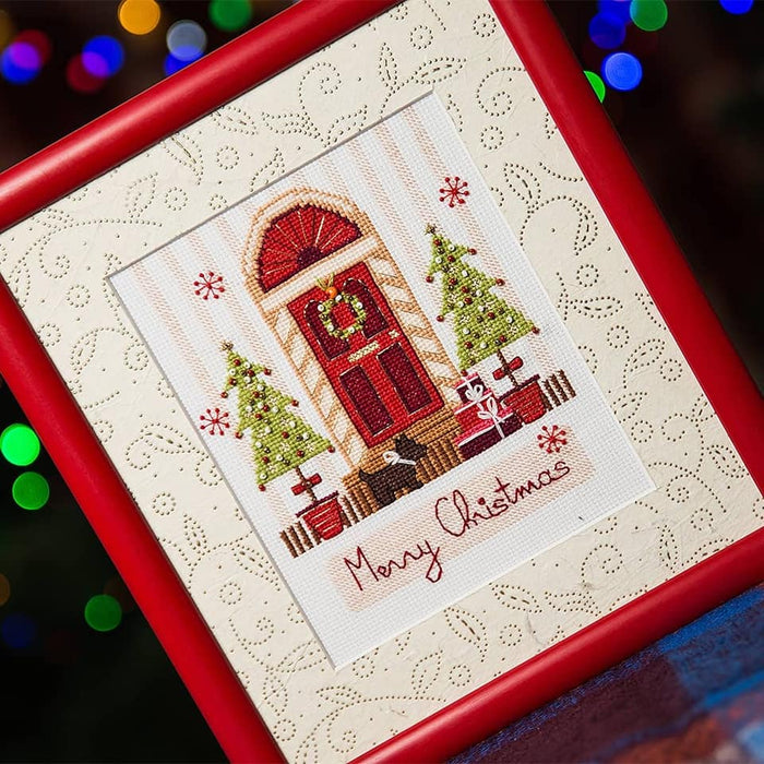 BT-221C Counted cross stitch kit Crystal Art "Merry Christmas"