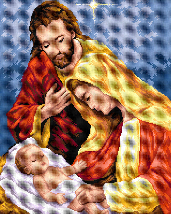 Gobelin canvas for halfstitch without yarn Birth of Christ 2525M