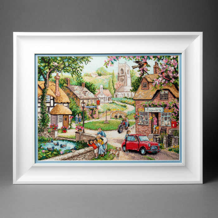 Cross-stitch kit M-490C "One morning"