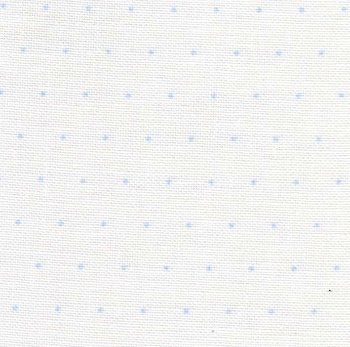 Precut Zweigart Cashel Mini Dots 28 count White with Grey Mini Dots 3281/1129