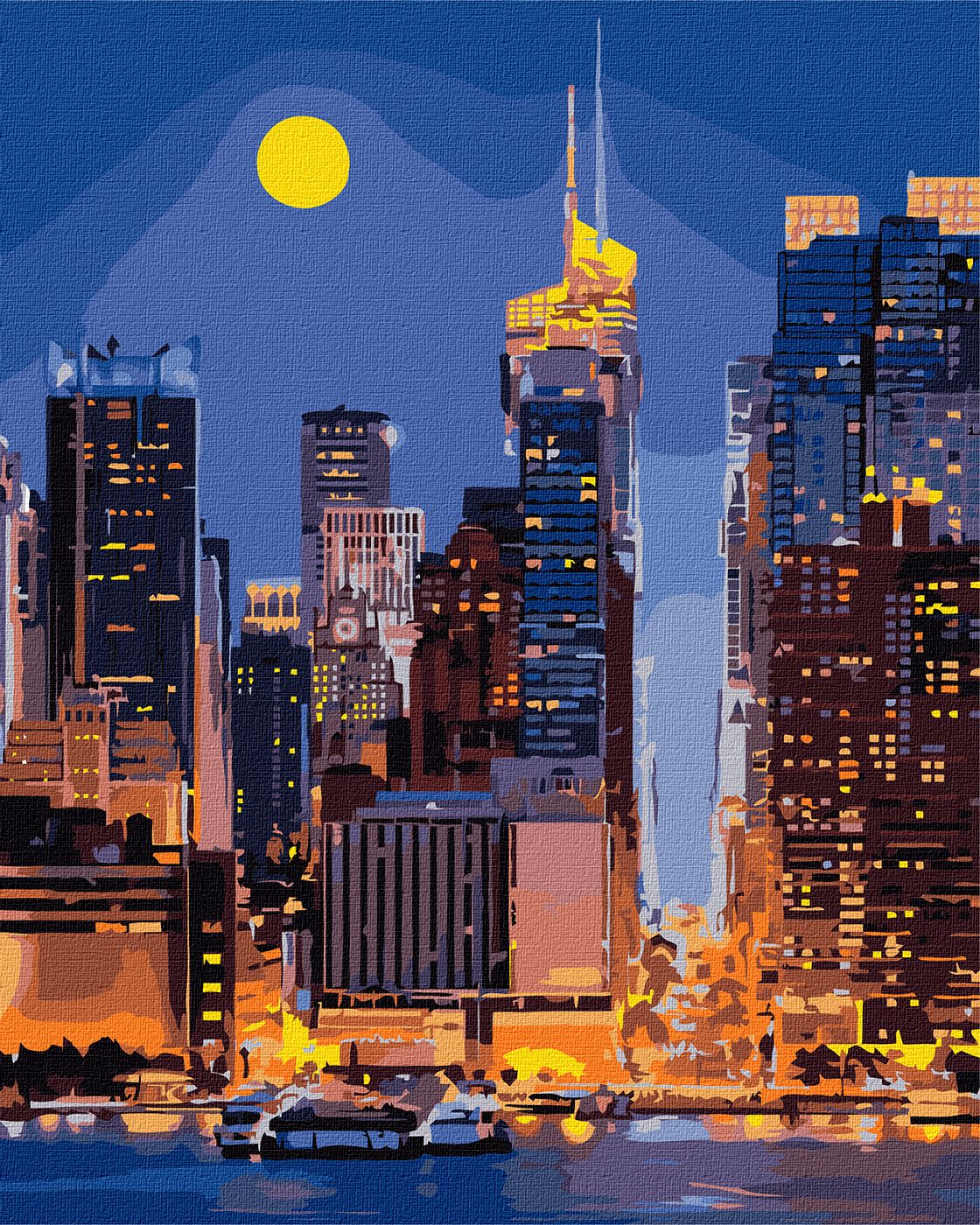 Painting by Numbers kit The streets of Manhattan KHO3611 — cshobby