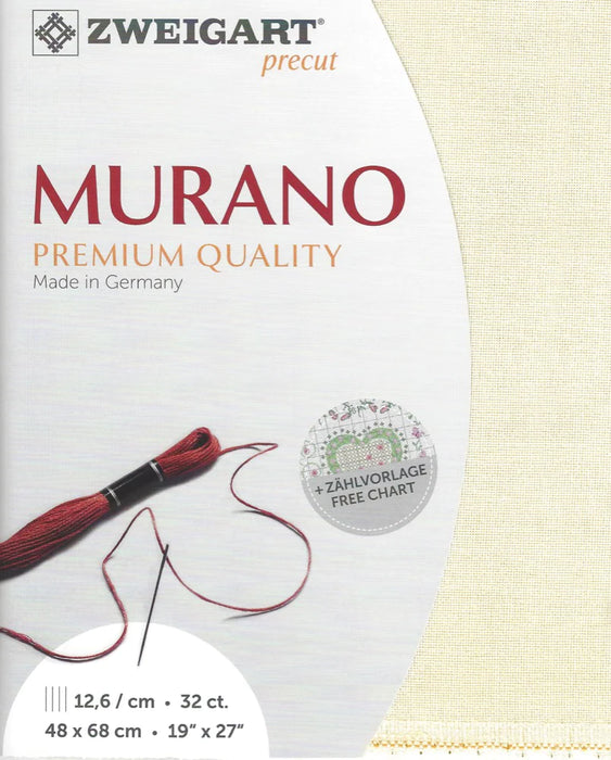 Precut Zweigart Murano 3984/99 Soft Cream