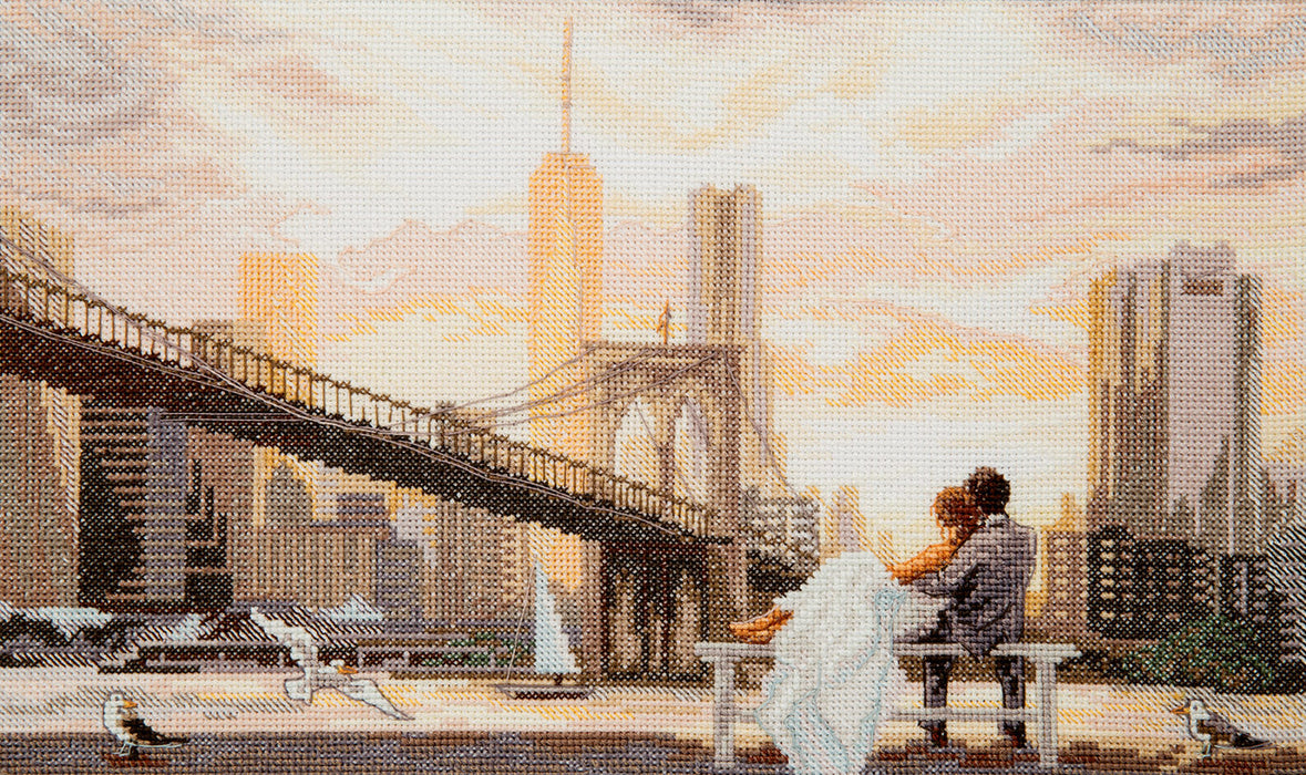M-500C Counted cross stitch kit "Dawn together"