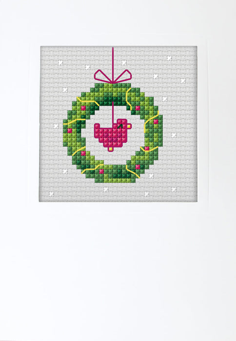 Christmas Wreath 6310 Counted Cross-Stitch Kit