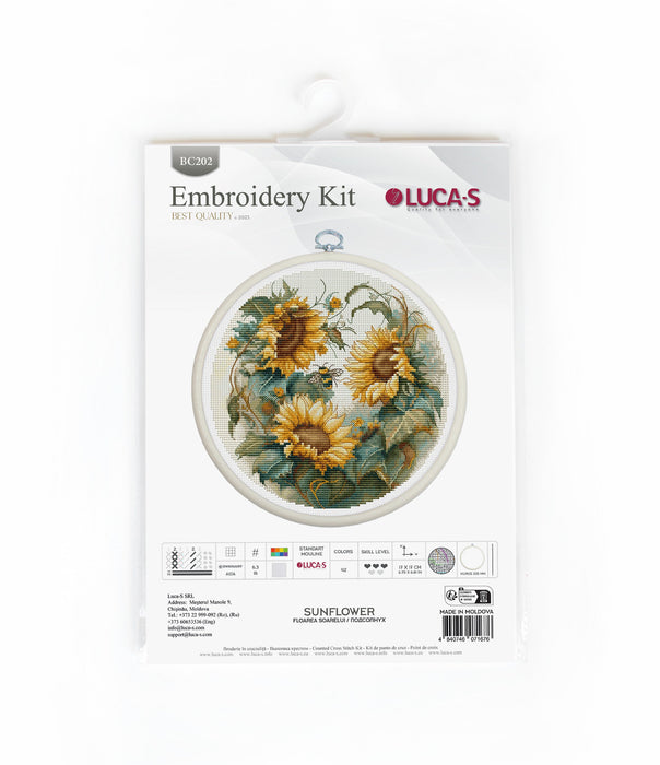 Sunflower BC202L Counted Cross-Stitch Kit