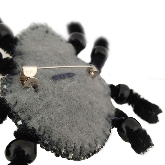 BP-229C Beadwork kit for creating brooch Crystal Art "Spider"