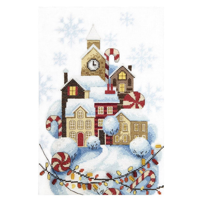 BT-257C Counted cross stitch kit Crystal Art "Gingerbread house"
