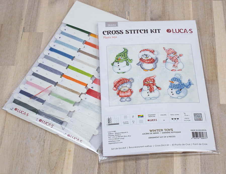 Winter Toys JK034L Counted Cross-Stitch Kit