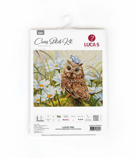 Lucky Owl B7011L Counted Cross-Stitch Kit