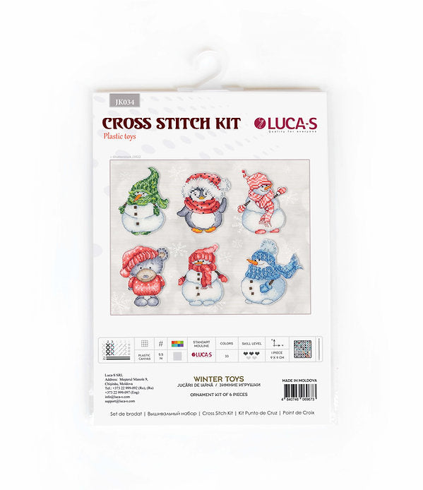 Winter Toys JK034L Counted Cross-Stitch Kit