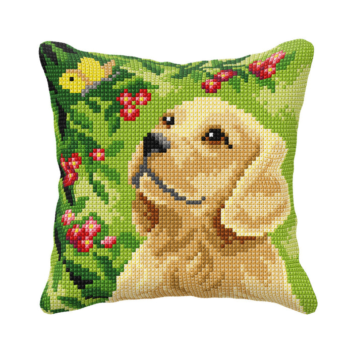 Cushion cross stitch kit  "Dog" 99059