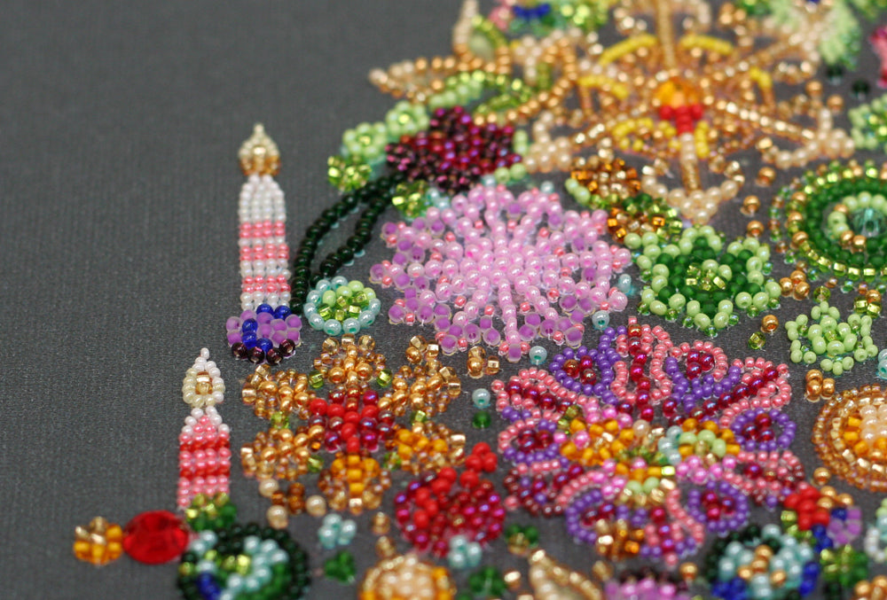 Bead Embroidery Kit - Golden lights AB-787