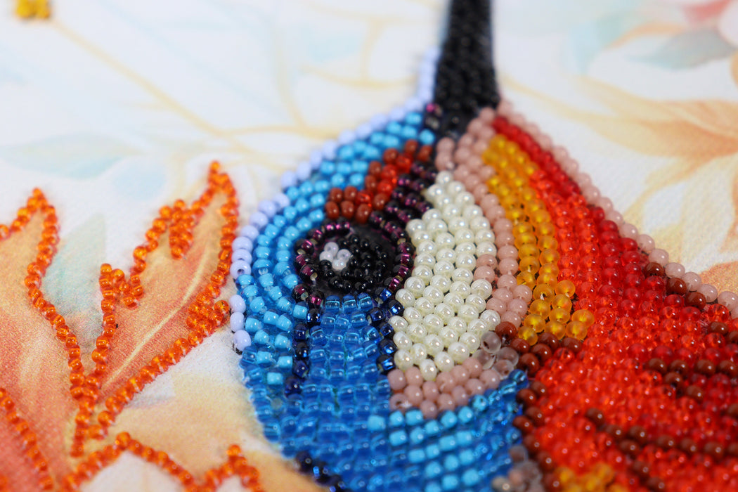 Main Bead Embroidery Kit A colorful flap of a wing AB-901