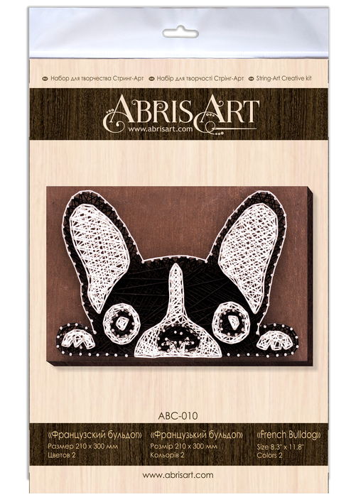 Creative Kit/String Art French Bulldog ABC-010