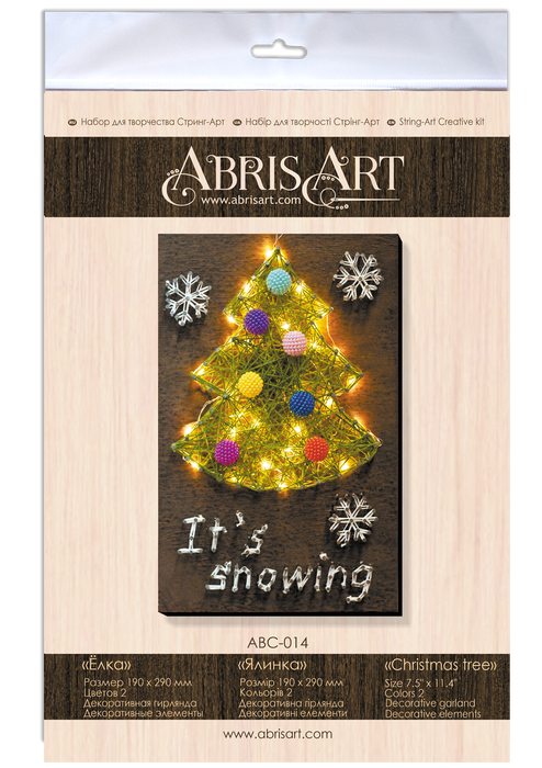 Creative Kit/String Art Christmas tree ABC-014