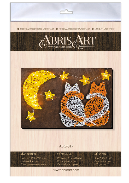 Creative Kit/String Art Cats ABC-017