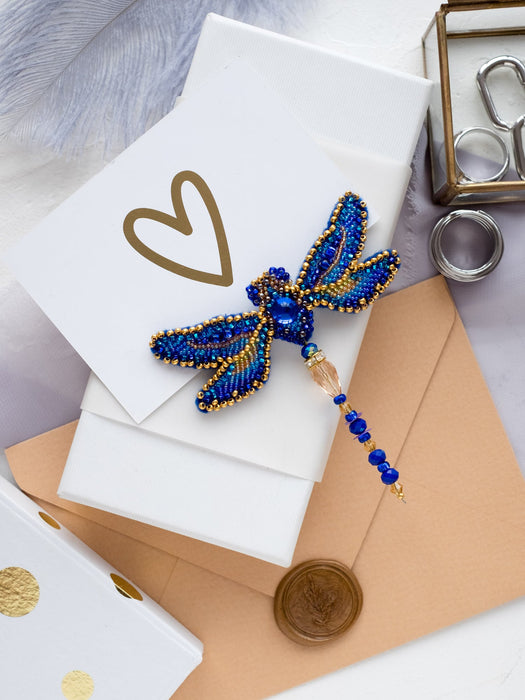 Bead Embroidery Decoration Kit Dragonfly AD-073