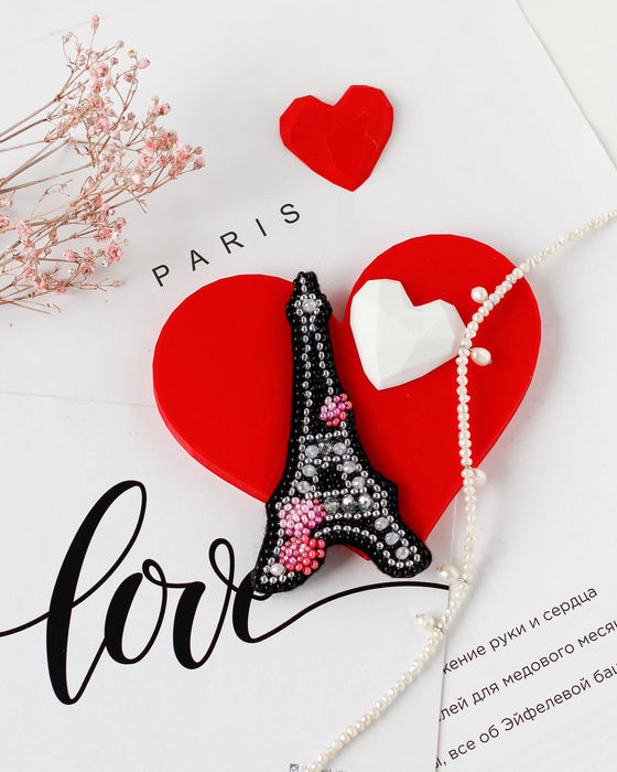 Bead Embroidery Decoration Kit Heart of France AD-099