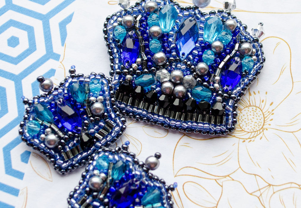 Bead Embroidery Decoration Kit  - Crown AD-228