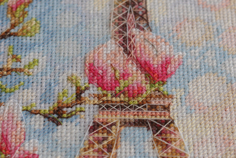 Cross-stitch kit Morning in Paris AH-075