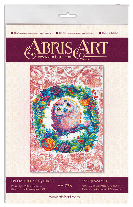 Cross-stitch kit Berry sweet AH-076