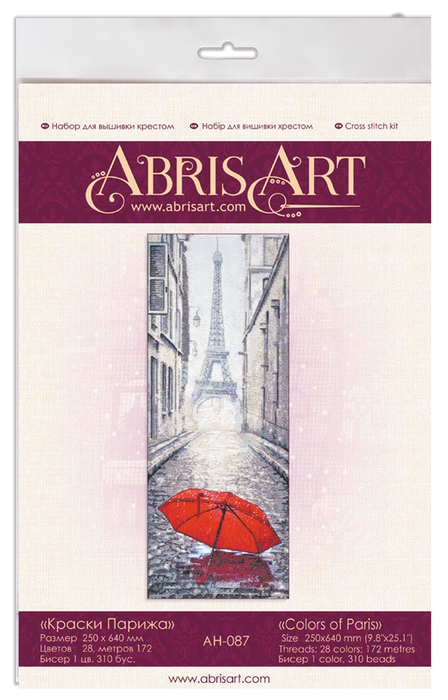 Cross-stitch kit Colors of Paris AH-087