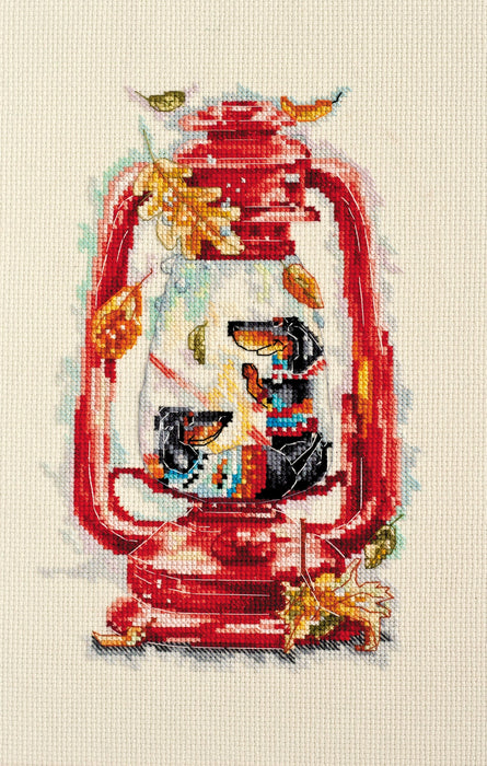 Cross-stitch kit Heat of October AH-088