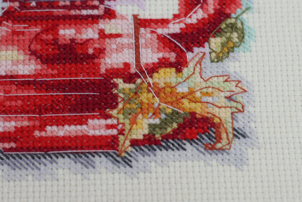 Cross-stitch kit Heat of October AH-088