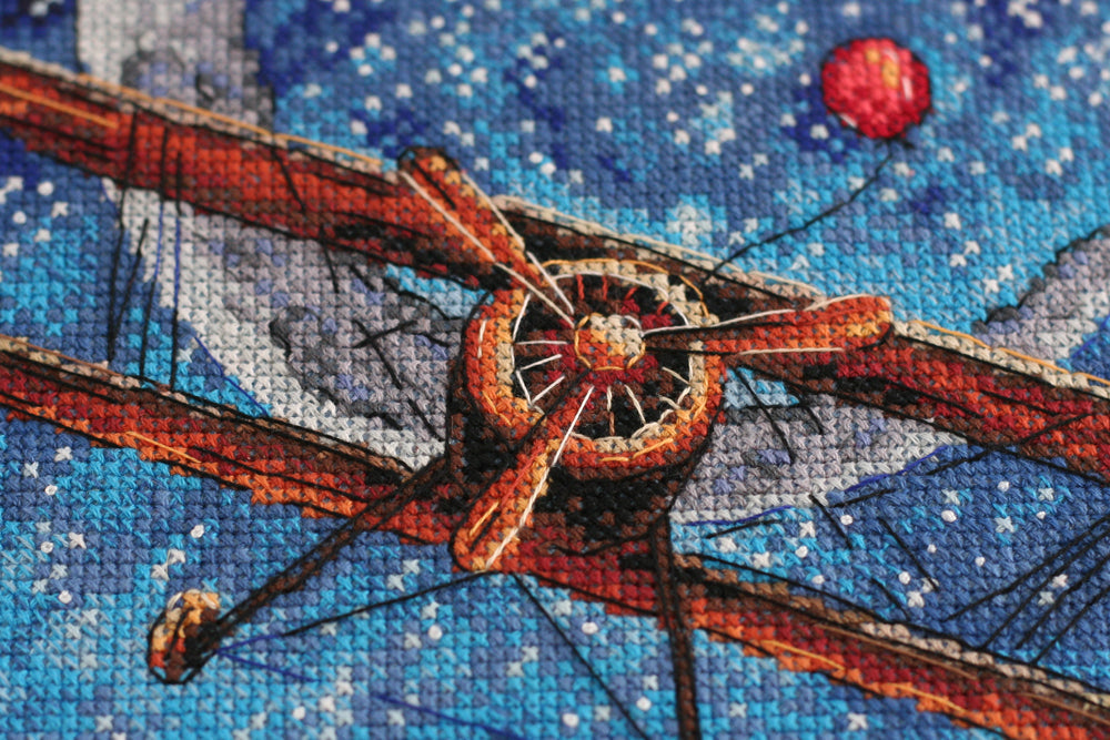 Cross-stitch kit Above the clouds AH-093