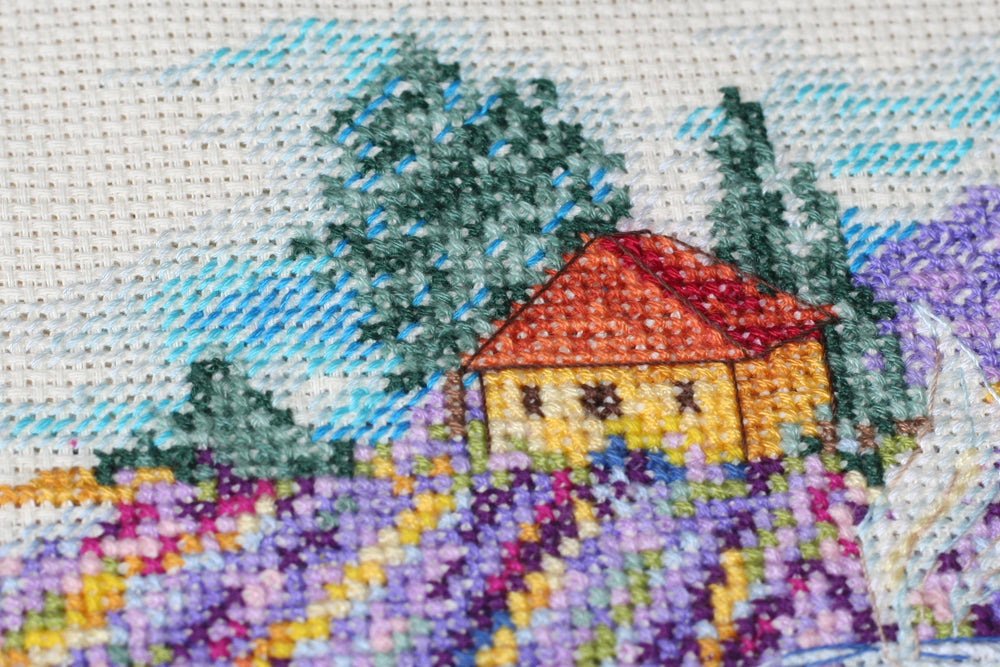 Cross-stitch kit Provence morning AH-173