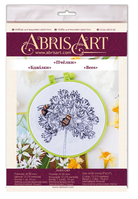 Cross-stitch kit Bees AHM-049