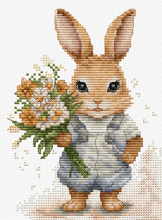 The Bunny's Surprise¬†B1409L Counted Cross-Stitch Kit