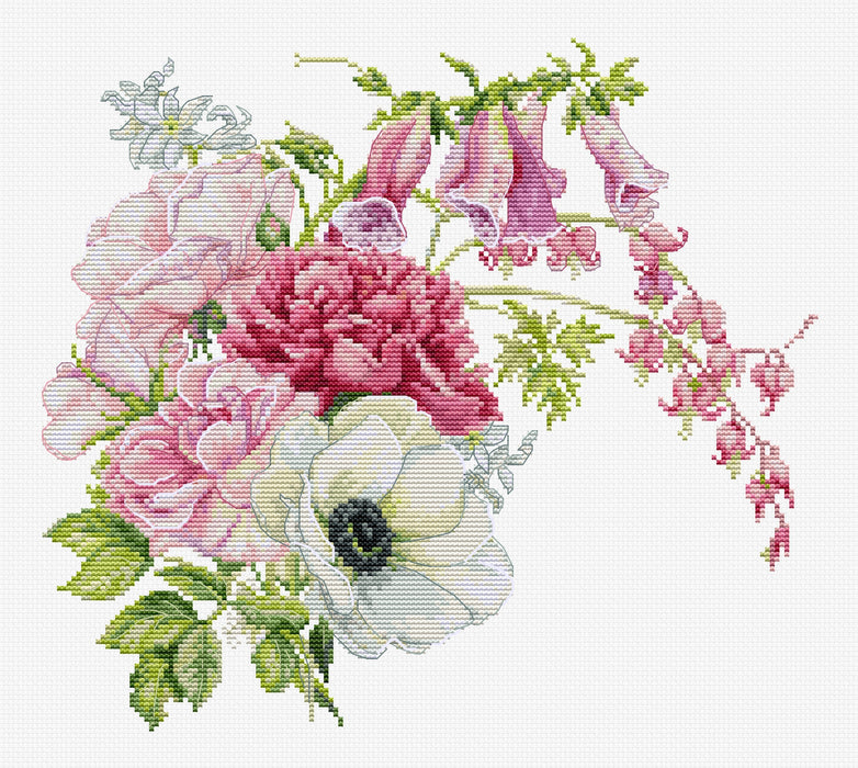 Spring Bouquet B7018L Counted Cross-Stitch Kit