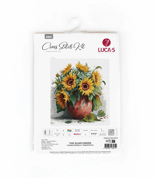 The Sunflowers B7021L Counted Cross-Stitch Kit