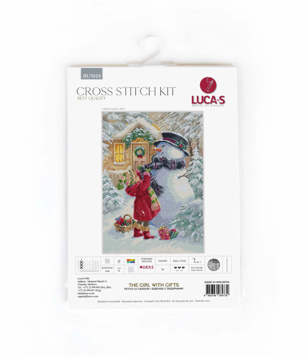 The Girl With G BU5018L Counted Cross-Stitch Kit