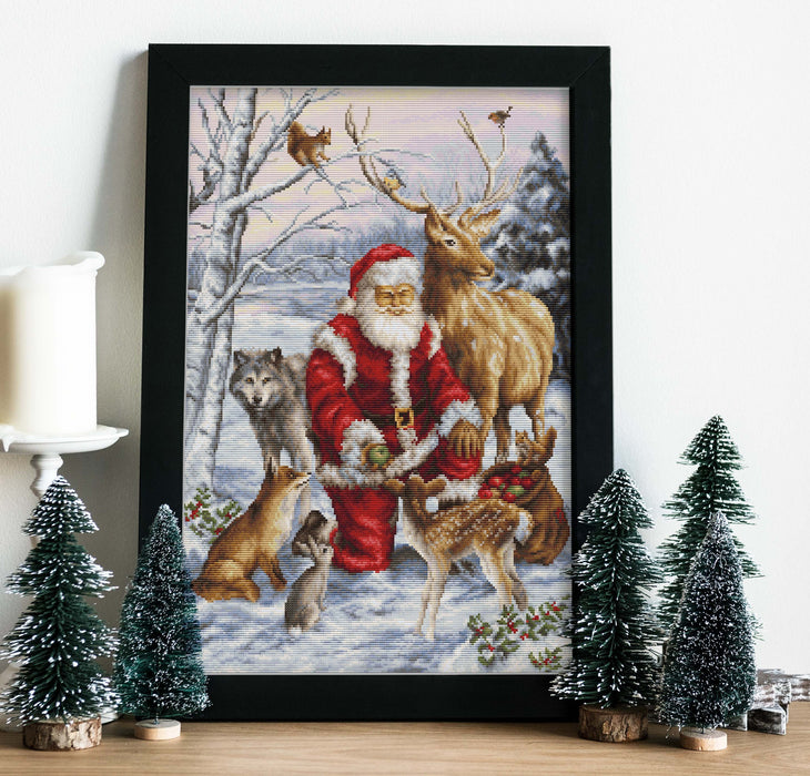 The Forest Friends BU5022L Counted Cross-Stitch Kit