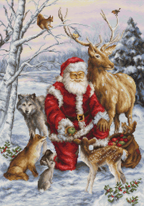 The Forest Friends BU5022L Counted Cross-Stitch Kit