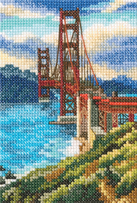 Golden Gate Bridge C302 Counted Cross Stitch Kit