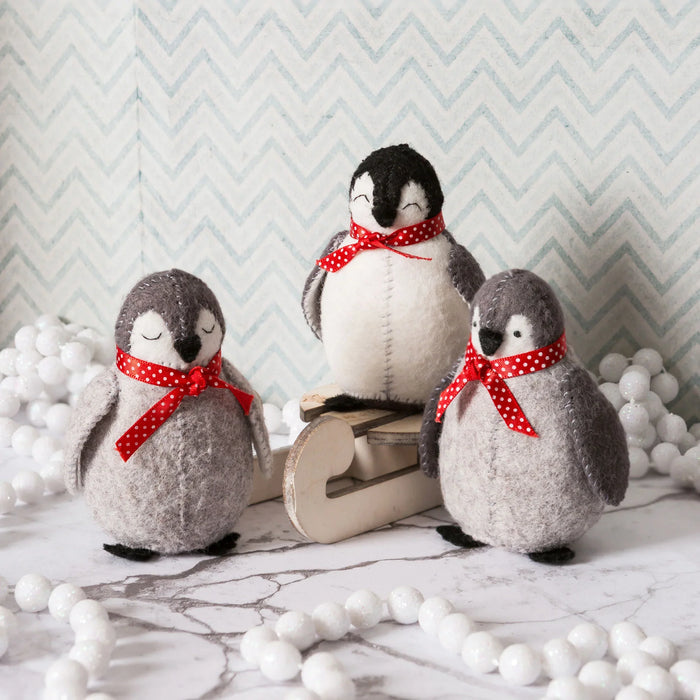 Baby Penguins from Felt Craft Kit BBPEN3F