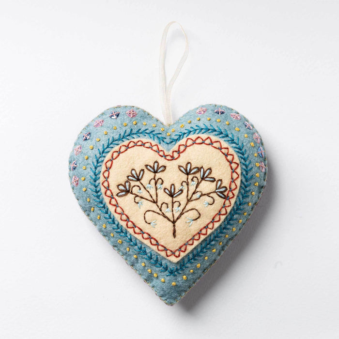Embroidered Heart from Felt Craft Kit EMHRT1F