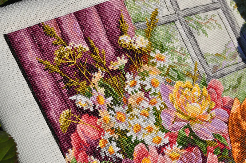 Summer Afternoon K-86 Counted Cross-Stitch Kit