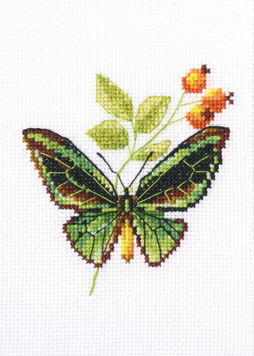 Briar and butterfly EH363 Counted Cross Stitch Kit