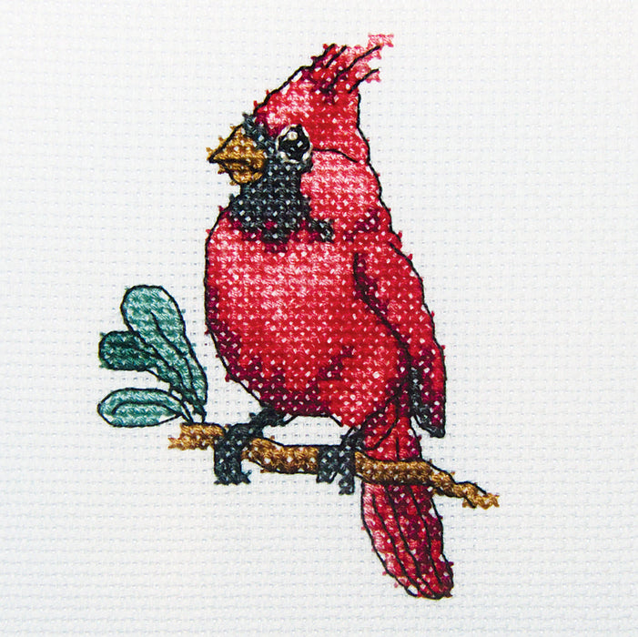 Cardinal bird H220 Counted Cross Stitch Kit