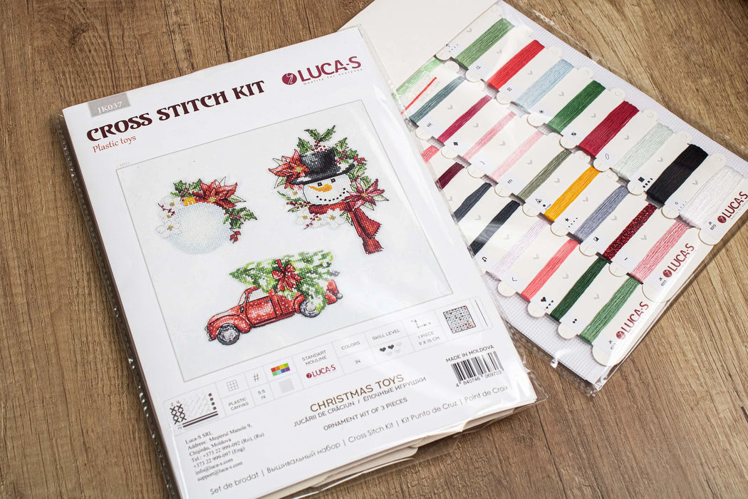 Christmas Toys JK037L Counted Cross-Stitch Kit
