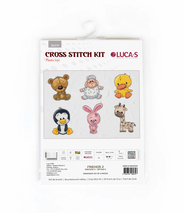 Friends 2 JK039L Counted Cross-Stitch Kit