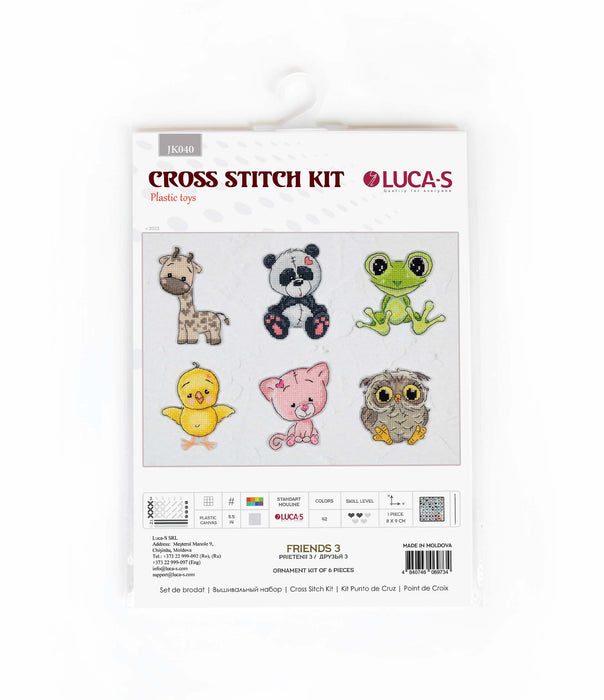 Friends 3 JK040L Counted Cross-Stitch Kit