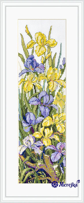 Frogs in the Flowers K-135 Counted Cross-Stitch Kit
